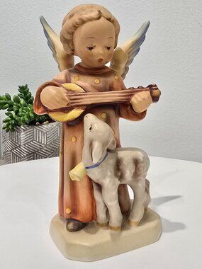 Goebel Hummel (M.I. Hummel) - Angel Serenade with Lamb, No. 83, Western Germany